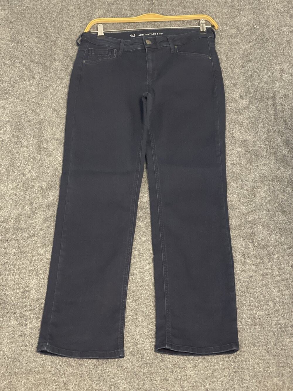 Ms Mode Jeans Womens 10 Straight Stretch Love Your Denim Pants Indigo EU:40 N280